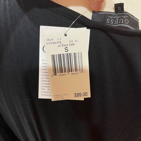 NWT Guess black dress rhinestones women’s size Small - Picture 6 of 6